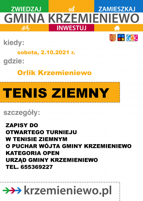 Zdjęcie Otwartego Turnieju w Tenisie Ziemnym o Puchar Wójta Gminy Krzemieniewo