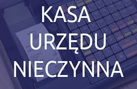Zdjęcie nieczynnej kasy w Urzędzie Gminy