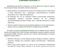 Zdjęcie nr 0 przyjmowania wniosków o płatności obszarowe ARiMR