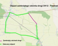 Zdjęcie nr 0 zamknięcia od 13 czerwca br. drogi do Pawłowic